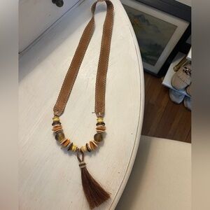 Twine & Twig Tassel Necklace